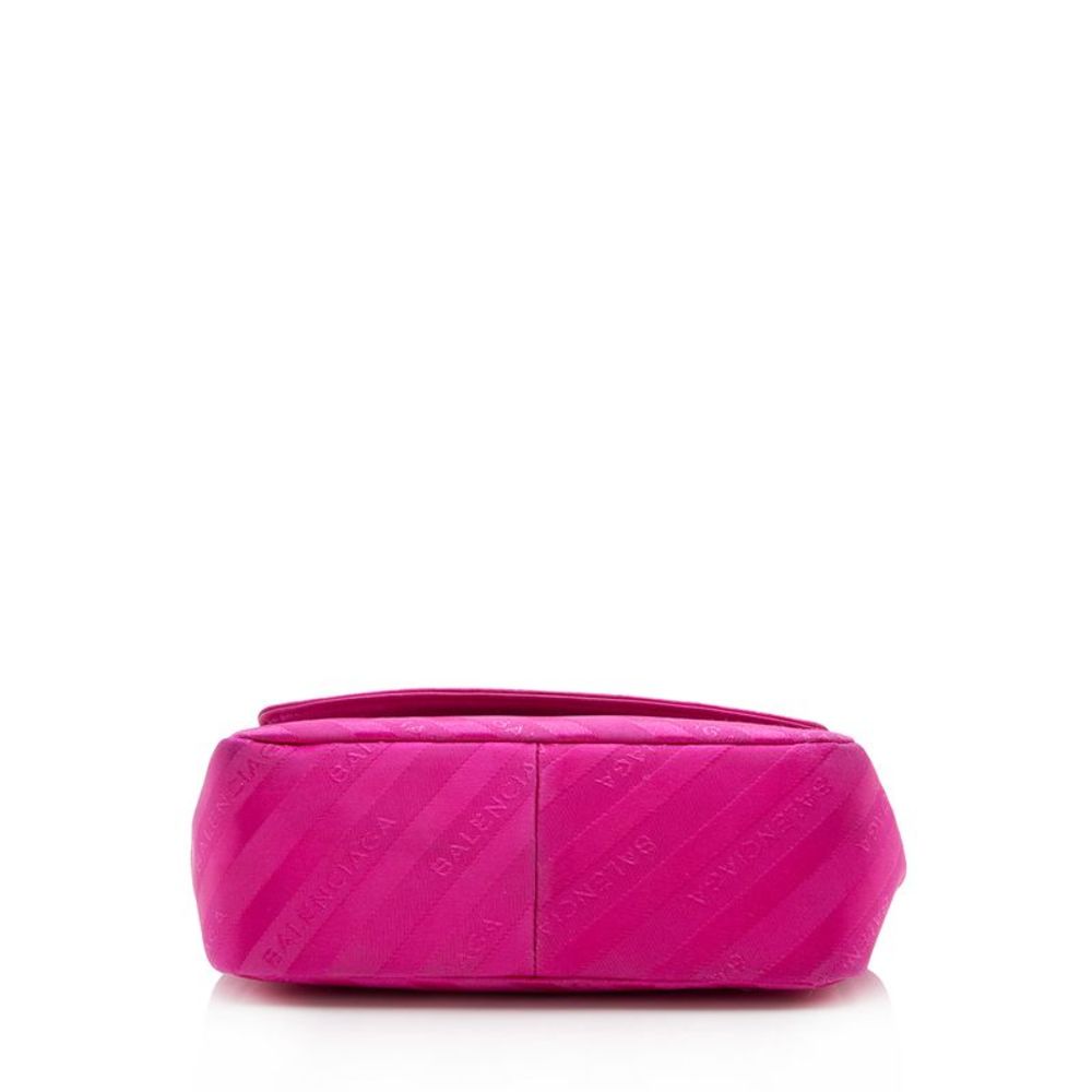 Balenciaga Satin Jacquard BB S Round Shoulder Bag - FINAL SALE - Picture 4 of 15